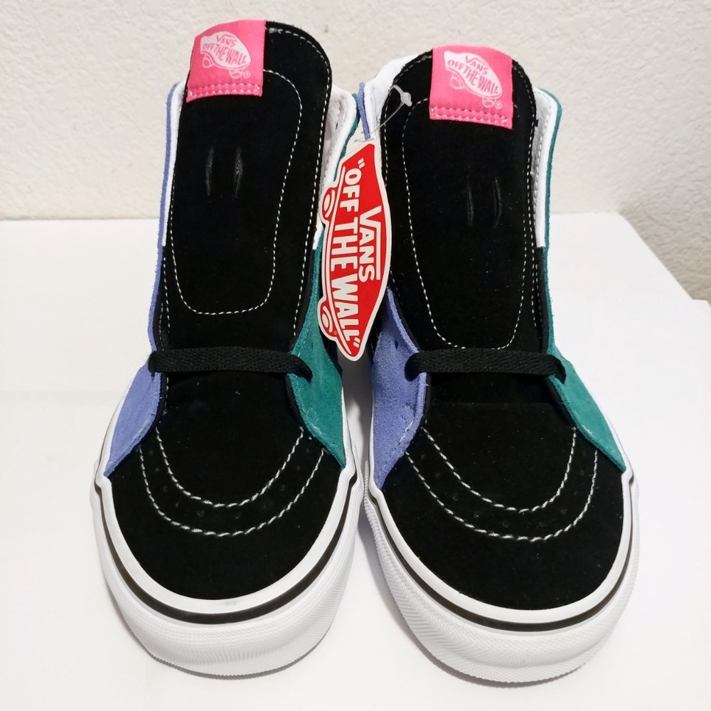Vans Sk8-Hi Mix & Match Cadmium Yellow/Tidepool - Picture 2 of 7